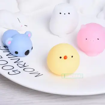 

1pc antistress ball Mini Squeeze Toys cat Slow Rising doll Stretchy Animal Healing Stress Hand Fidget vent Toy Fun Gift