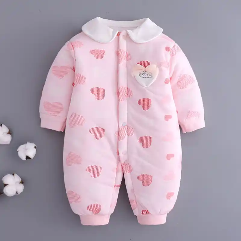 2019 new autumn newborn jumpsuit baby hooded romp