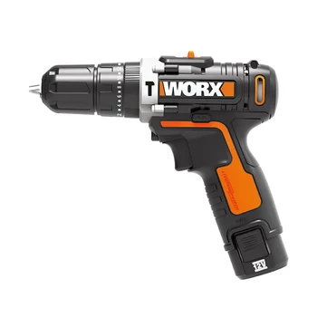 Cheap Lithium Electric Impact Drill Wx129 Household Electric Screwdriver Charging Pistol Drill Electric Tool Fast Chuck 12V Electrical