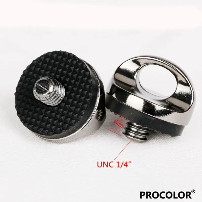 DSLR SLR Camera 1/4" Screw Connecting Adapter Connecting Hook For Camera Shoulder Sling Neck Strap Belt Bag Case LX9A