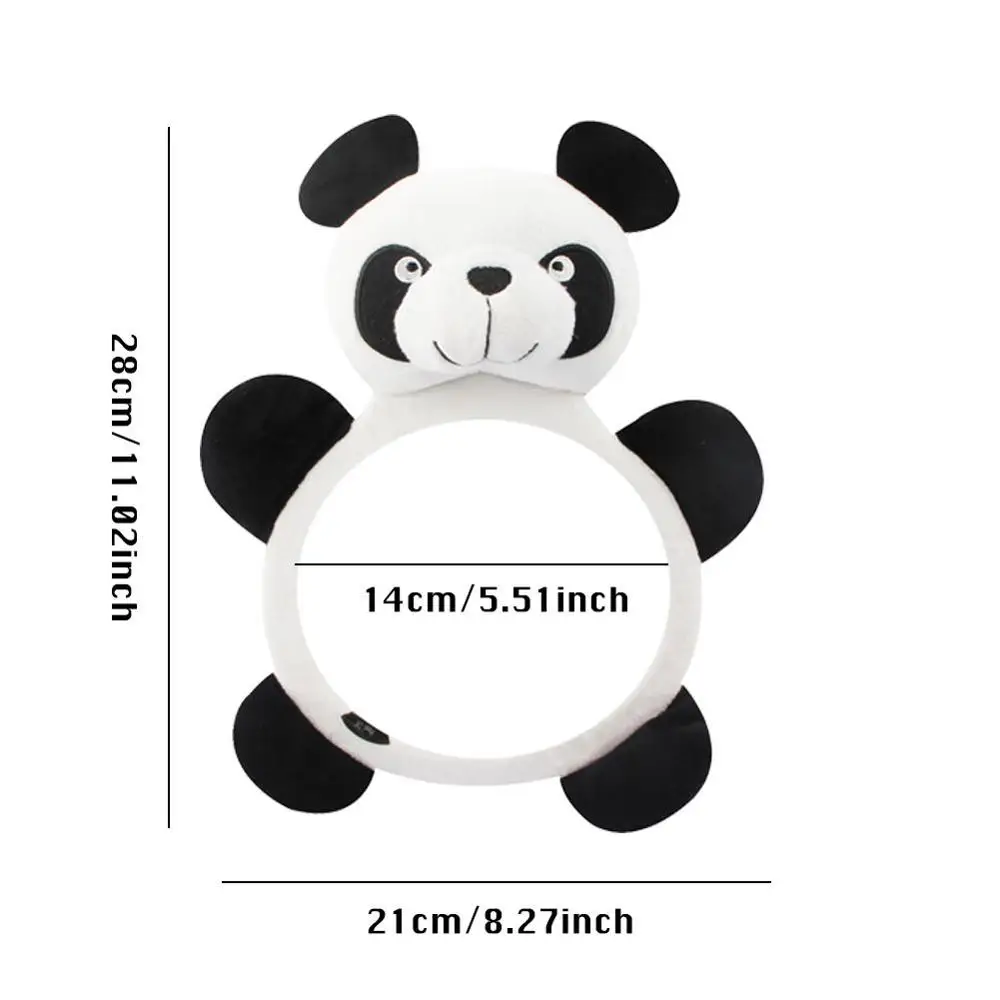 Зеркало для детского автомобиля Panda зеркало для обзора заднего сиденья детское зеркало заднего вида уход за младенцем квадратная безопасность детский монитор 21*28 см