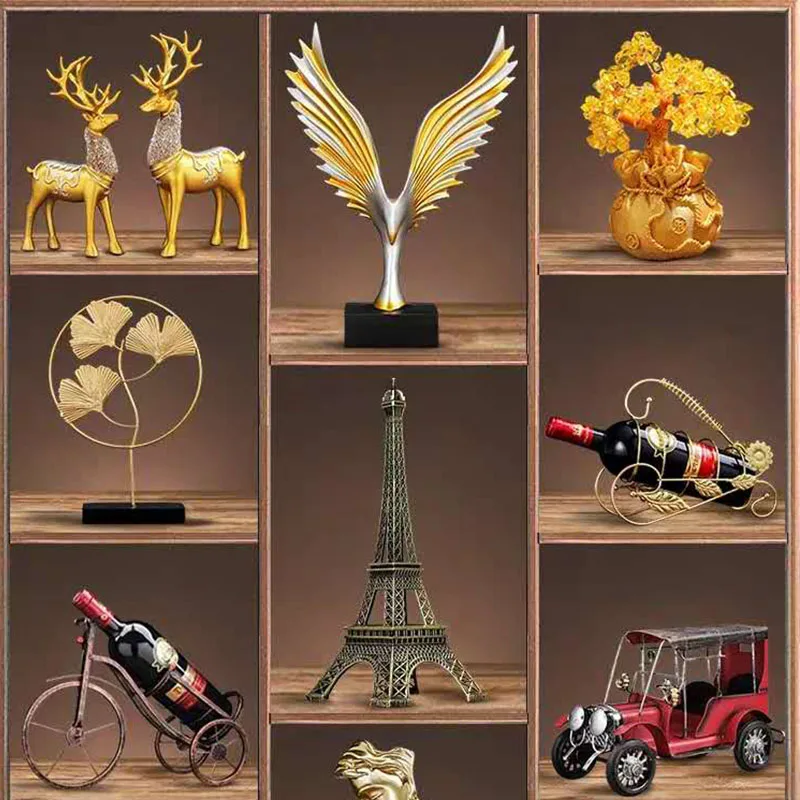 

Creative Nordic Gold Handmade Shape Decoration Resin Office Home Bedroom Dining Room Desktop Decor Souvenir Gift