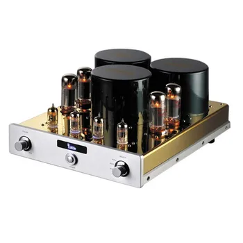 

YAQIN MC-10T Integrated Vacuum Tube Amplifier SRPP Circuit EL34*4 UL Class AB1 Power Amplifier 2*40W 110V/220V