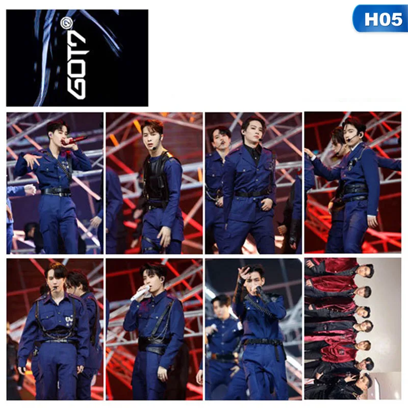 8 шт./компл. KPOP GOT7 альбом Call My» с возможностью нанесения собственной фотографии логотипа карты Бумага должностным LOMO Фотокарта