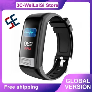 

C20S Men's Smart bracelet Sports smart watch ECG blood oxygen Heart Rate Monitor Blood Pressure IP67 Fitness Tracker Belt