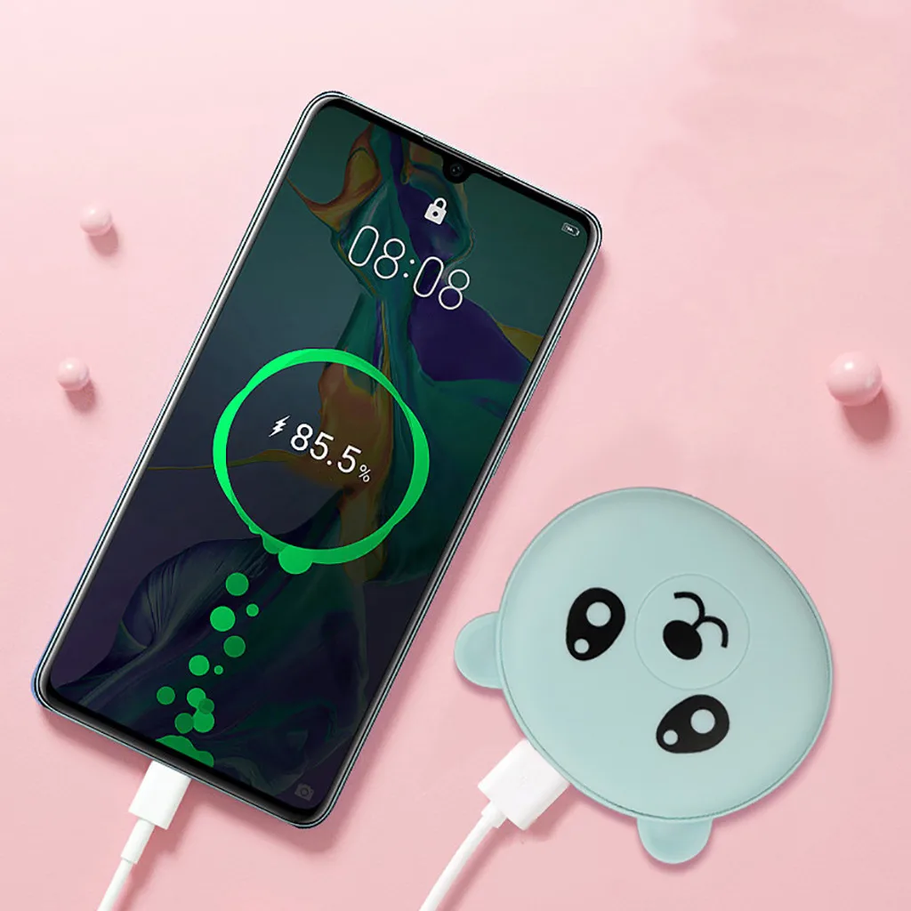 Лучшие продажи продуктов медведь Карманный подогреватель для рук USB зарядное устройство Электрический перезаряжаемый 4000 мАч Поддержка питания дропшиппинг