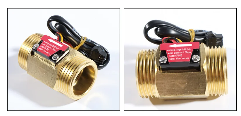 sensor de fluxo agua dc 5 15v com sensor medidor fluxo 05