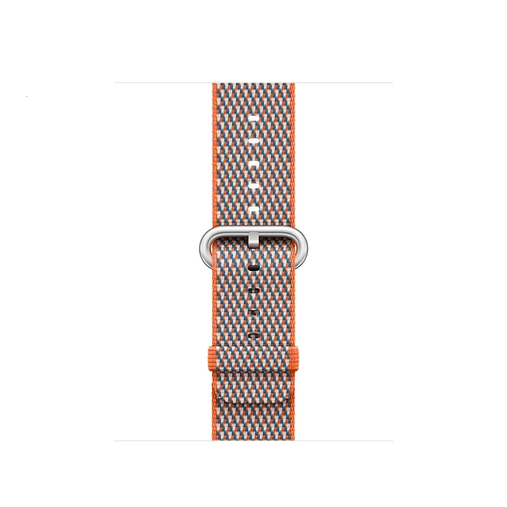 Новая дышащая нейлоновая Спортивная петля для apple watch series 3 2 1 ремешок для iWatch 42 мм 38 красочный ремешок для часов Пряжка