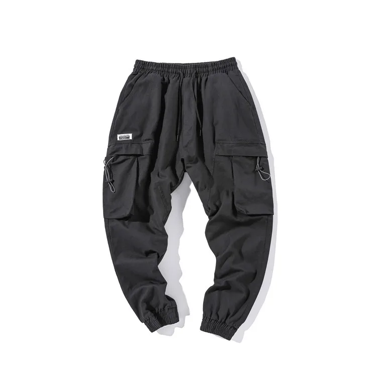 

City Where the Product 2019 Autumn New Style Japanese-style Origional Multi-pockets Lace-up Bib Overall Popular Brand Men's Trou