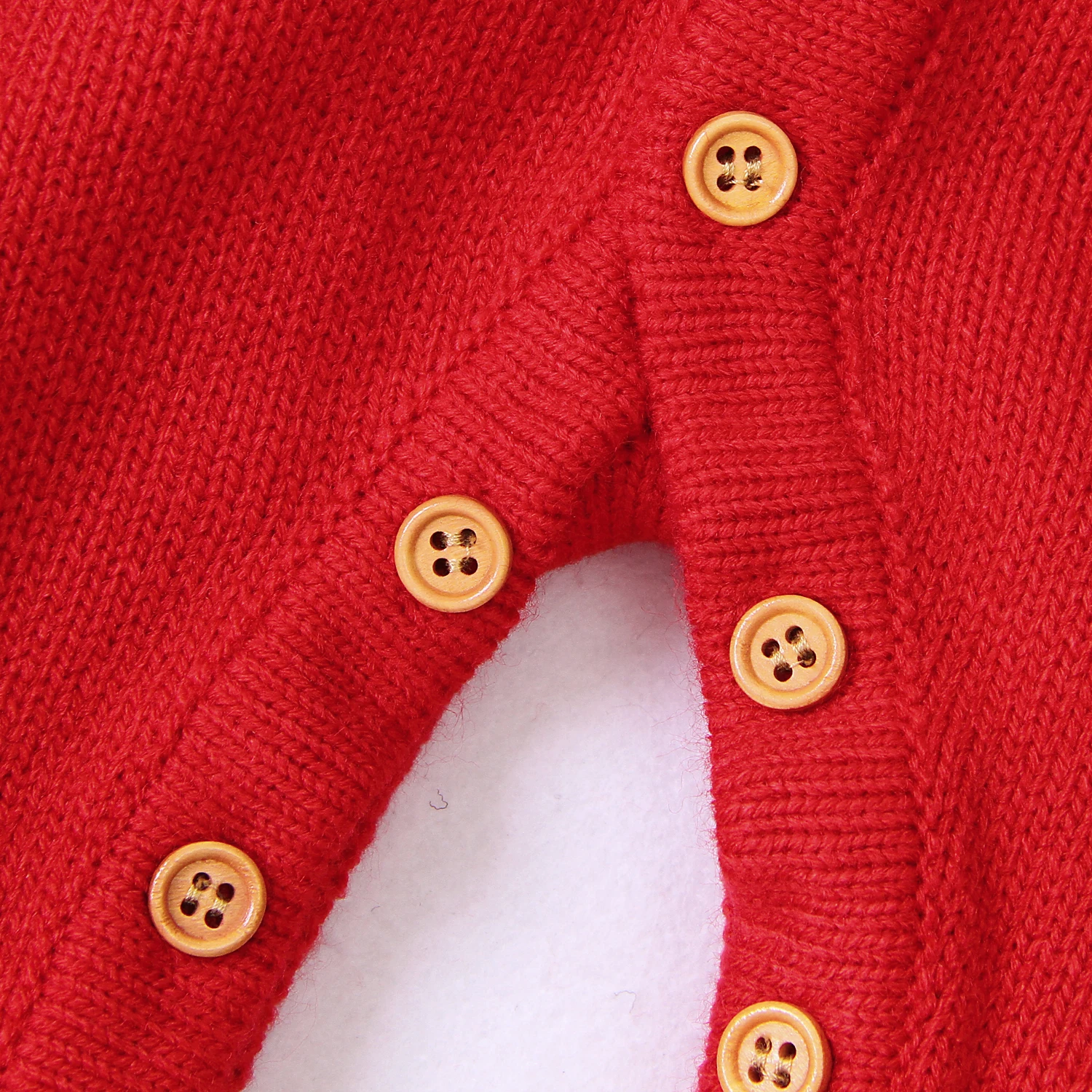 Baby Rompers Long Sleeve Winter Warm Knitted Newborn Bebes Jumpsuits Clothes Christmas Toddler Boys Girls Overalls Outfits 0-24M