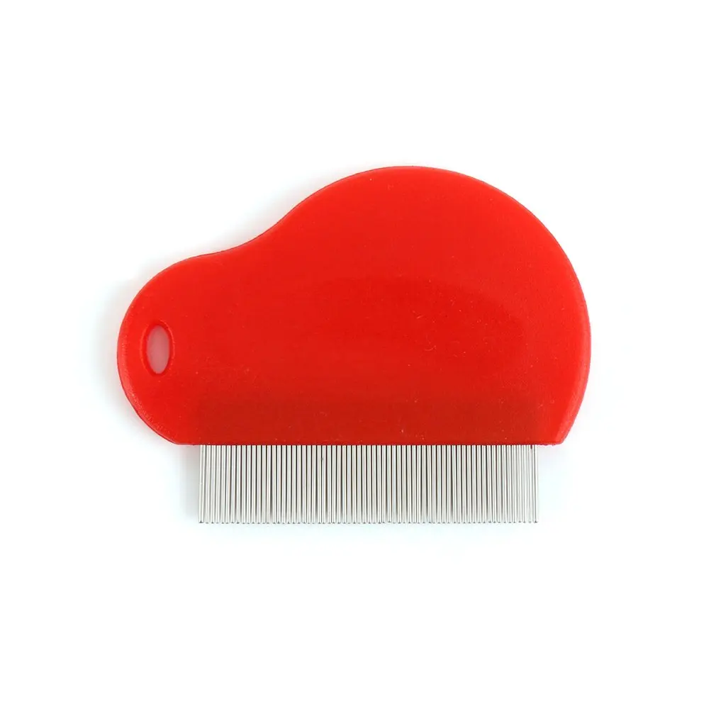 Super Deal Dog Flea Comb Steel Brush Hair Grooming Trimmer Cute Pet Cat PP + Stainless Needle | Инструменты