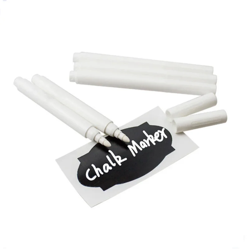 White Liquid Chalk Pen Marker  Erasable Liquid Chalk Marker -  3/5/10pcs/set White - Aliexpress