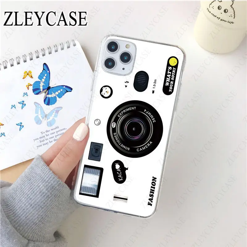 classic retro Black silver camera