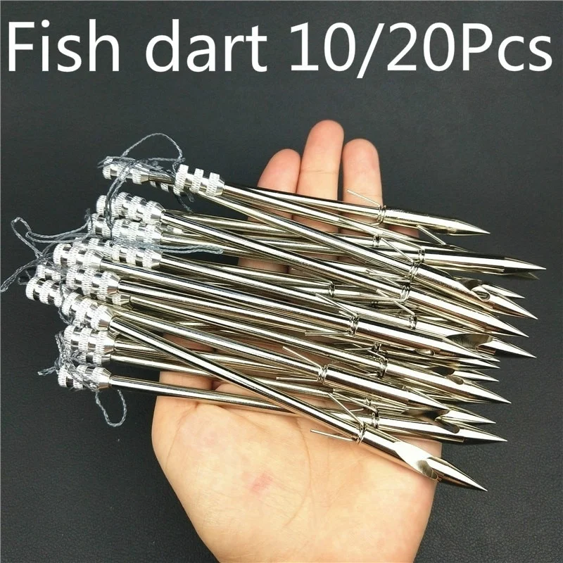 5/10/15/20PCS 14.5cm Slingshot shot Arrows metal bullet arrows Stainless steel Flying Fish darts Bow Tackle Accessory Darts | Спорт и