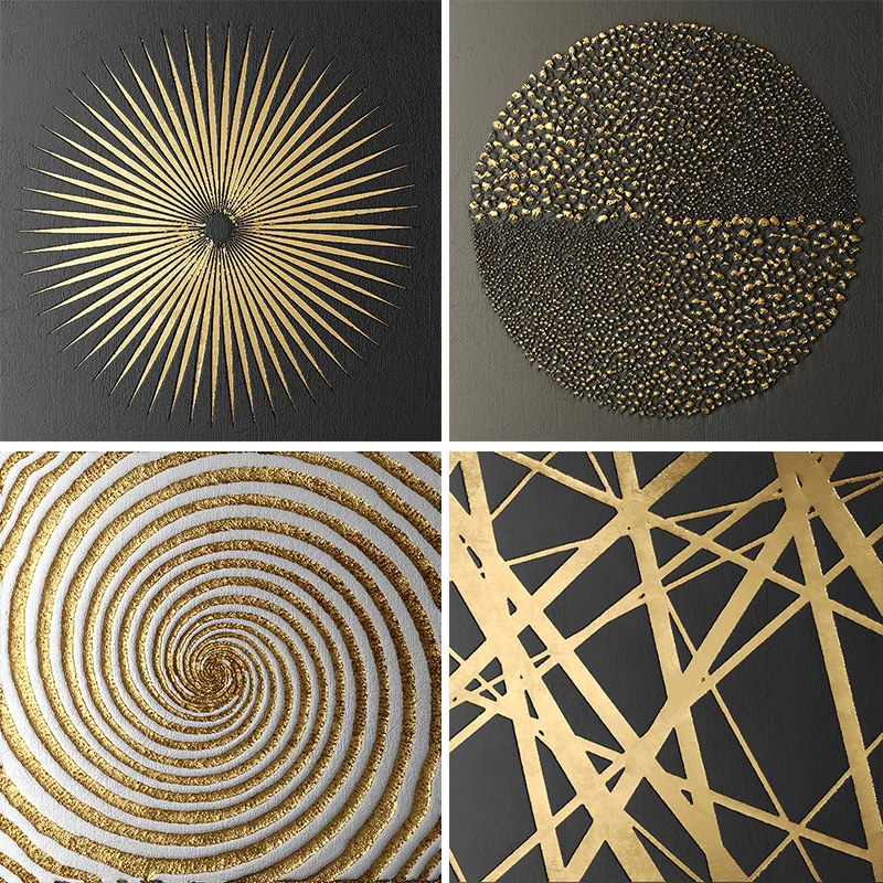 Nitree золотистые Черные Гранулы круглая Радиационная текстура Фотофон реквизит