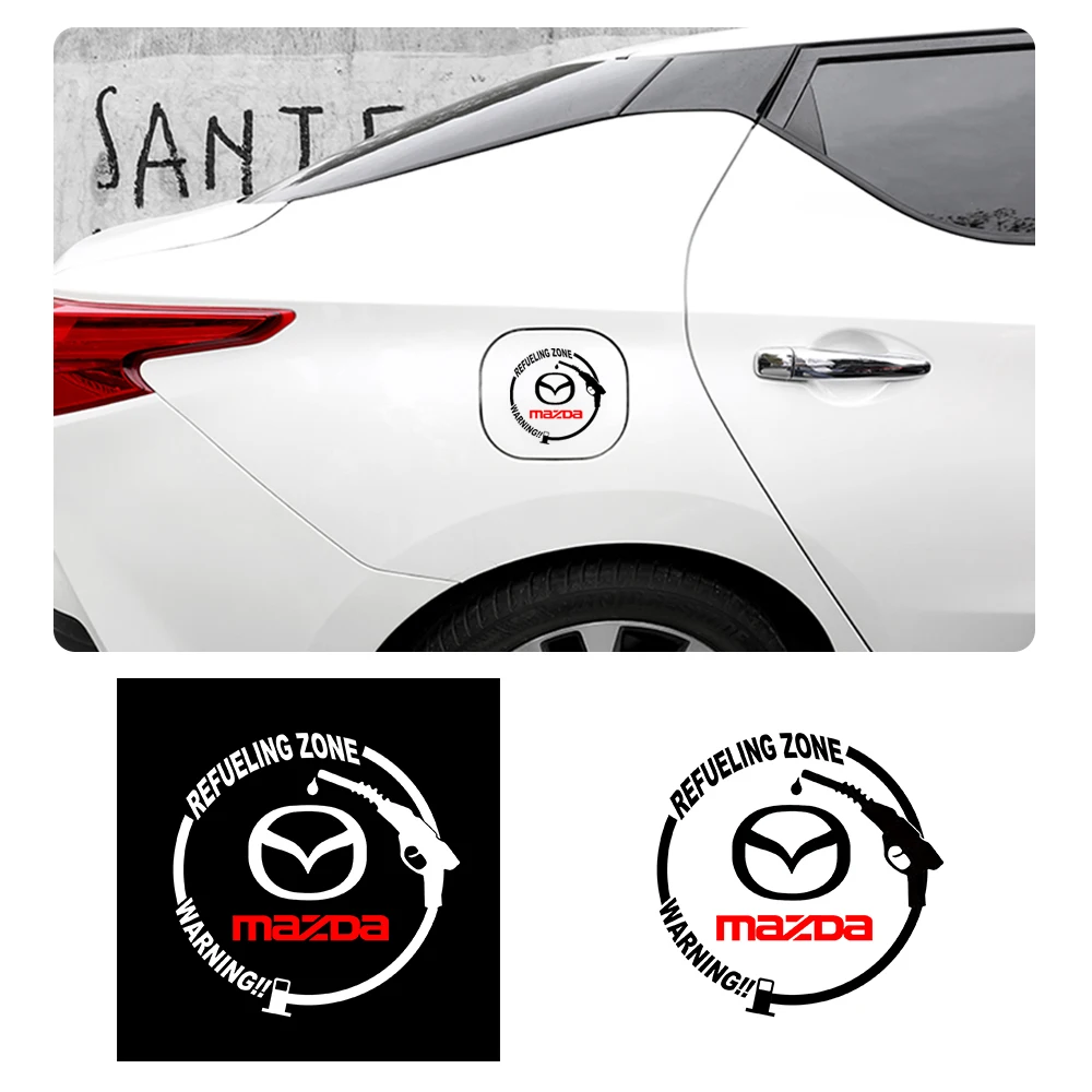 

1PCS Car Fuel Tank Sticker Cap Car Styling Decration Decals For MAZDA ATENZA Axela 2 3 CX6 CX-5 CX4 CX3 MX-5 CX-9 2019 2015