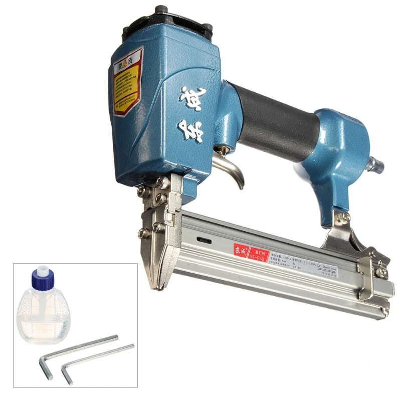 

2 In 1 Air Gun Furniture Stapler Heavy Pneumatic Kit Tool Nail Gun Woodworking Industrial Nail Gun Straight Nail GunTools