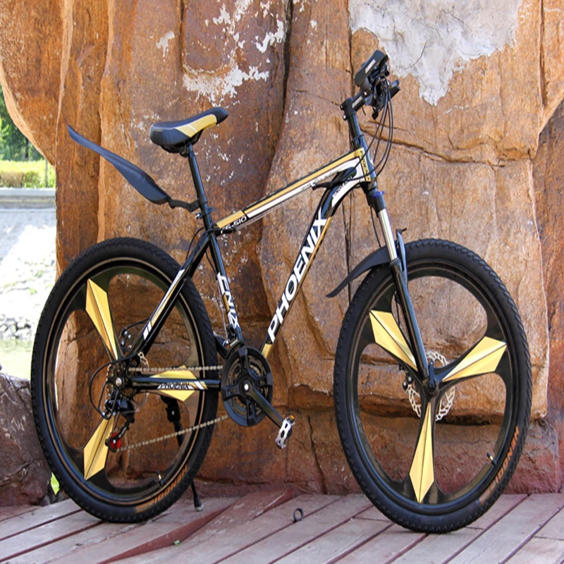 Mountain Bicycle 26 Inch One Wheel Male Off-road Adult Speed Road Bike Female Aluminum Alloy Wire Pull Disc Brake