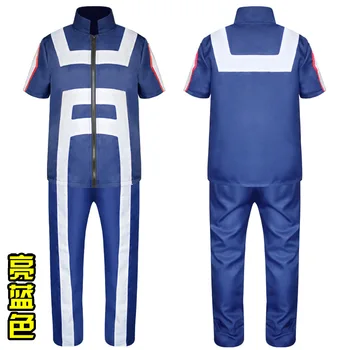 

Anime My Hero Academia Todoroki Shouto/Boku no Hero Academia Bakugou Katsuki/Ochaco uraraka Cosplay Costume Unisex Top Pants Set