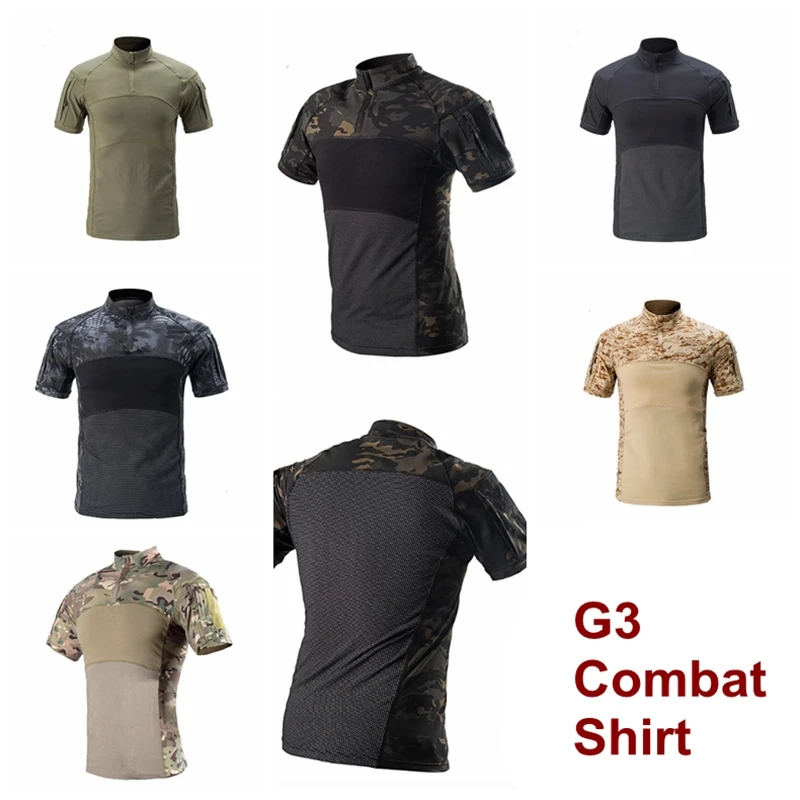 

Tactical Gen 3 frog suit T shirt military army combat shorts python short sleeve shirts