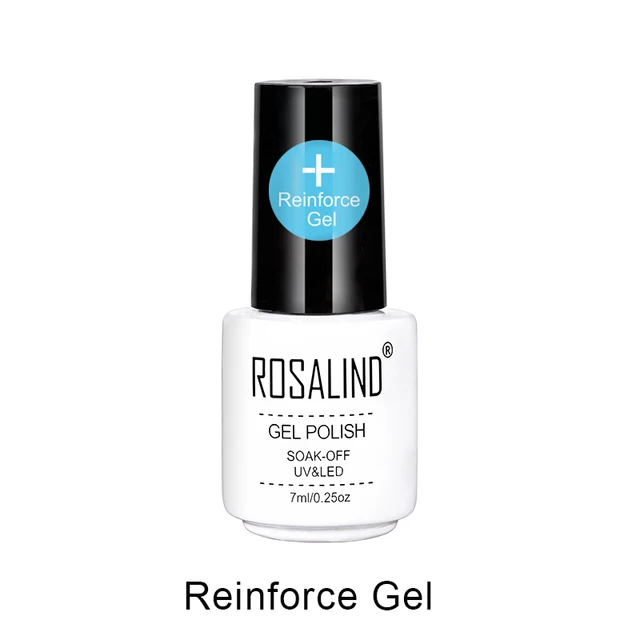 ROSALIND Primer Top Base Coat 7ML Gel Nail Polish For Manicure Long Lasting Nail Art Salon Gel Varnish UV LED Color Gel Polish RCRG
