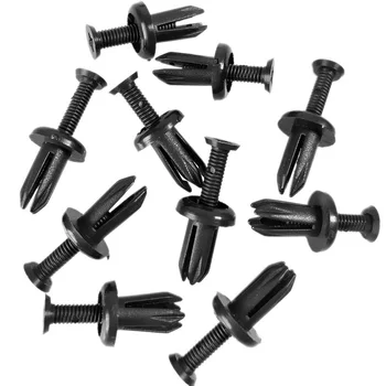 

Plat Fastener clips Push pins Clamp Decor Accessory Trim 50Pcs Car Nylon Auto