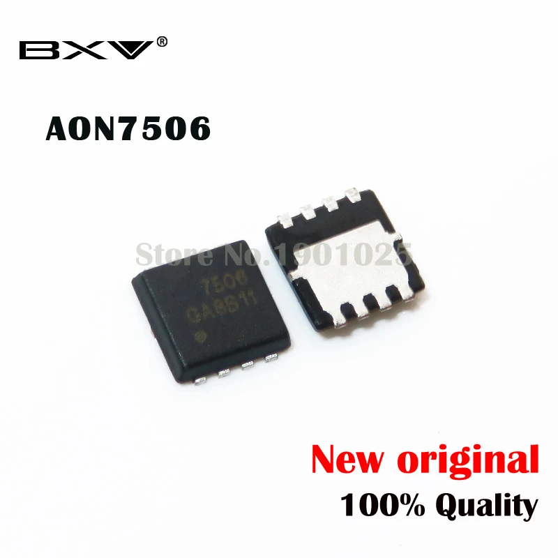 5pcs AON7506 AO7506 7506 QFN-8 MOSFET new original | Электронные компоненты и принадлежности