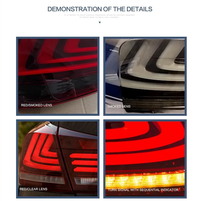  VLAND factory for car tail lamp for Accord LED taillight 2014 2016 2017 2019 with moving signal+plu - 4000081353903