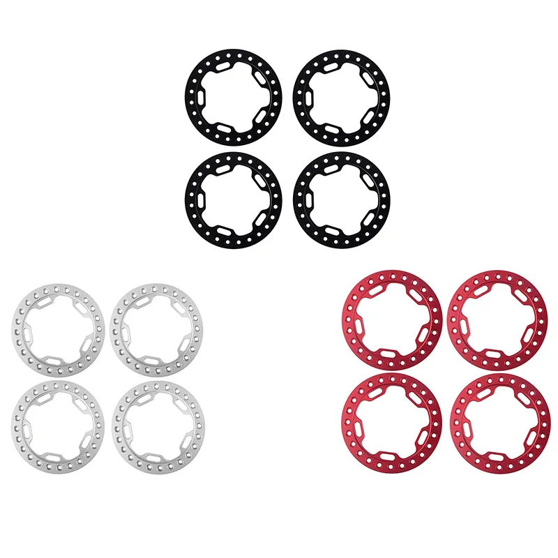 

4Pcs 52MM Aluminum Alloy 1.9 inch Wheel Outer Ring for 1/10 RC Crawler Axial SCX10 90046 Traxxas TRX4 1.9 Wheel Rims