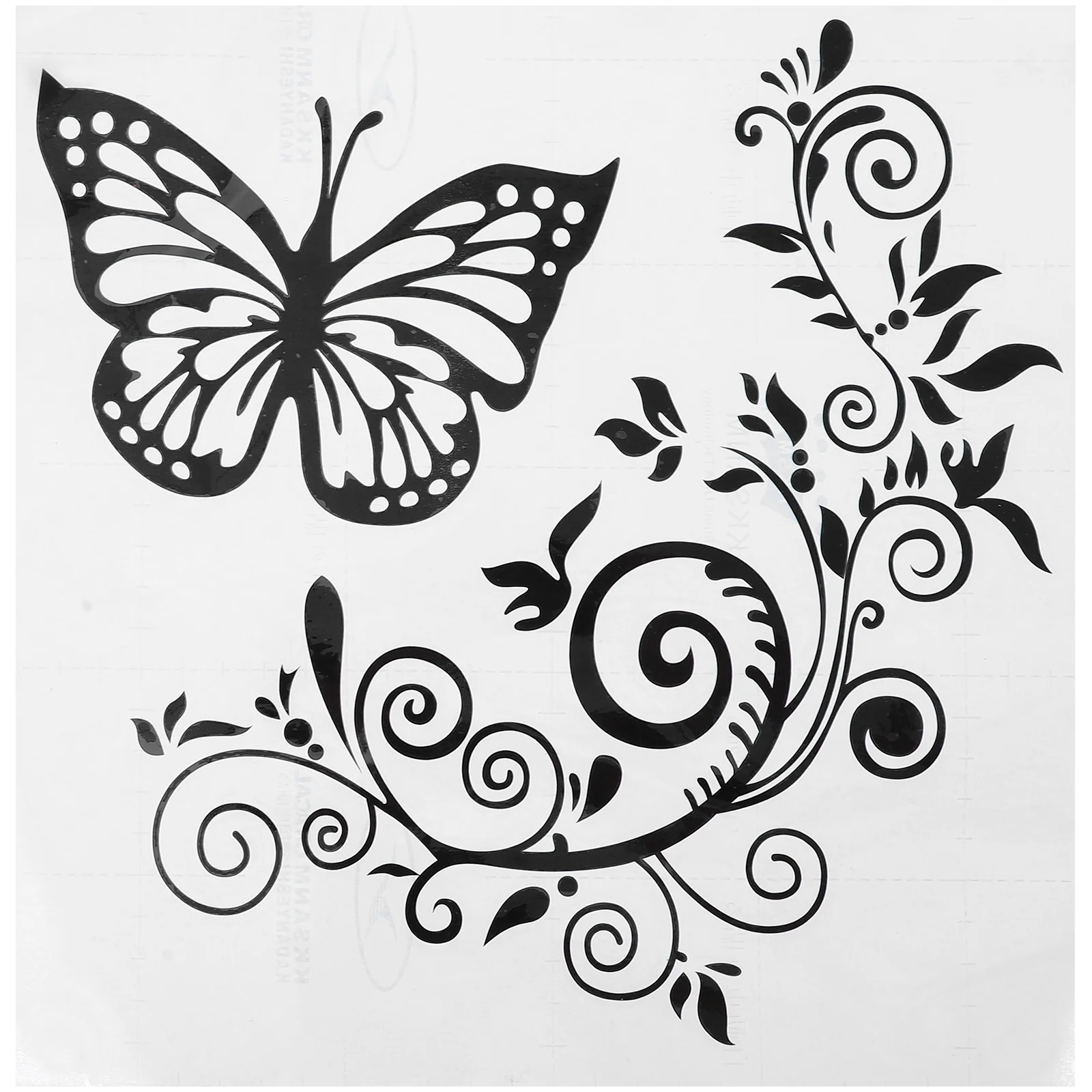 1 Set Butterflies Automobile Sticker Chic Car Decal Decorative Car