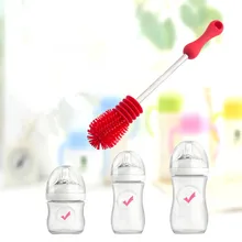 Креативная силиконовая щетка для бутылок, уникальный дизайн для детских бутылочек, инструмент для очистки, кухонный очиститель для мытья, бренд