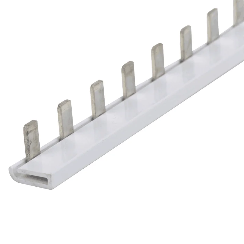 1Pc Copper Busbar for Distribution Box Circuit breaker PIN Type MCB Connector 4 6 8 12 Ways Breaker Combing 1P 63A 1.4 x 7mm
