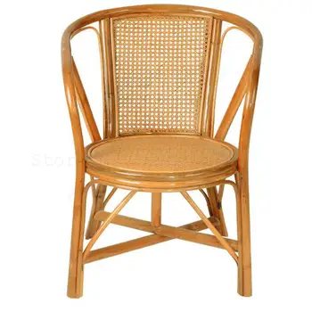 

Natural Plant Braided Rattan Chair Office Chair Leisure Chair Rattan Chair Ventilation Chair Rattan Chair Balcony Chair Tea