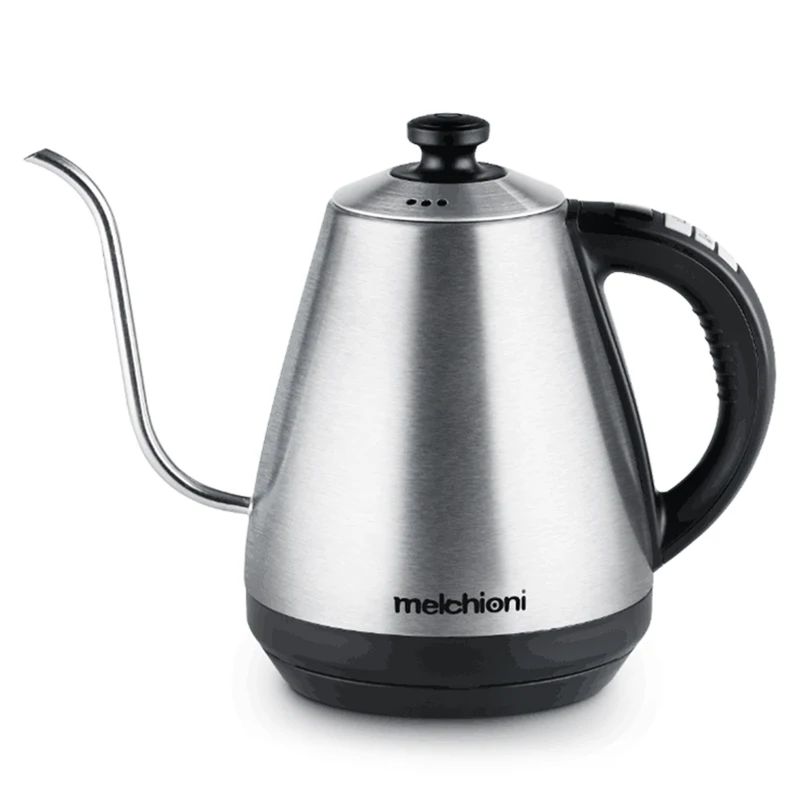 

1L Gooseneck Kettle Electric Kettle Adjustable Temperature Insulation Stainless Steel Drip Coffee Maker Tea Teapot 220V