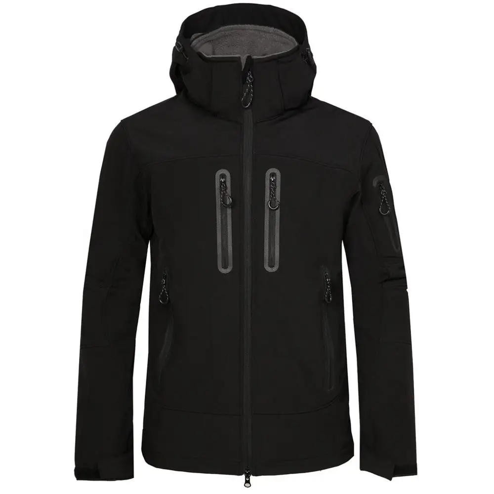 

Mens Autumn Winter Softshell Jacket Casual Fashion Waterproof Keep-warm Sport Outdoor Coat Ski Clothing Long Sleeve Coat
