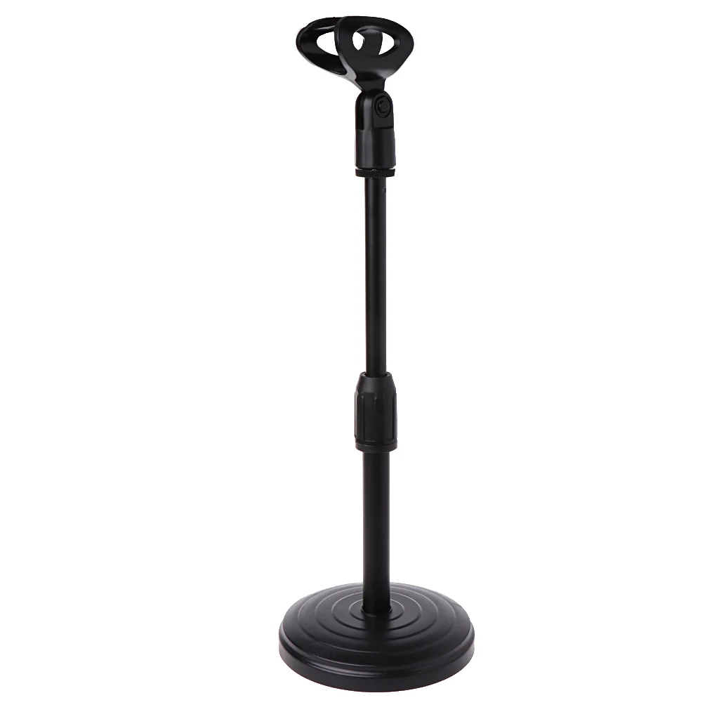 Foldable Desktop Tripod Mic Stand Adjustable Angle Foldable Table
