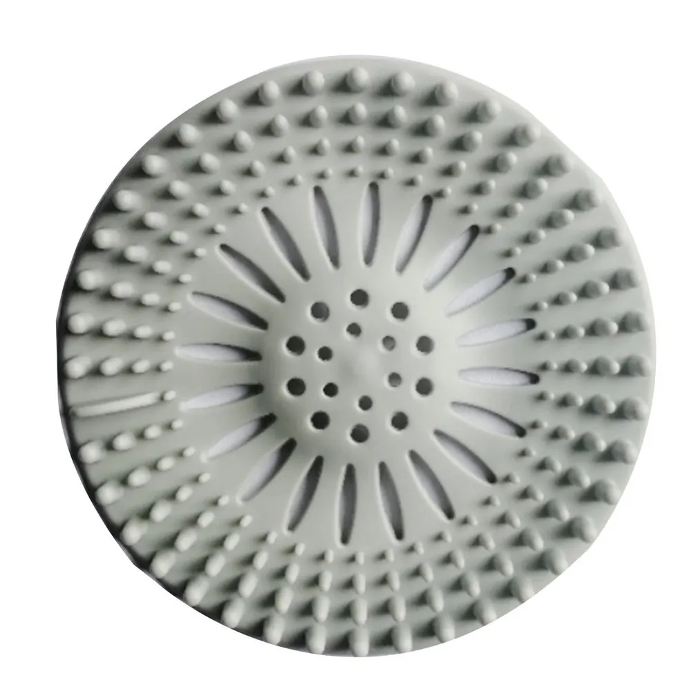 

Round Floor Drain Mat Cover Plug Water Filter Shower Drain Covers Sink Strainer Filter Hair Stopper For Bathroom Kitchen