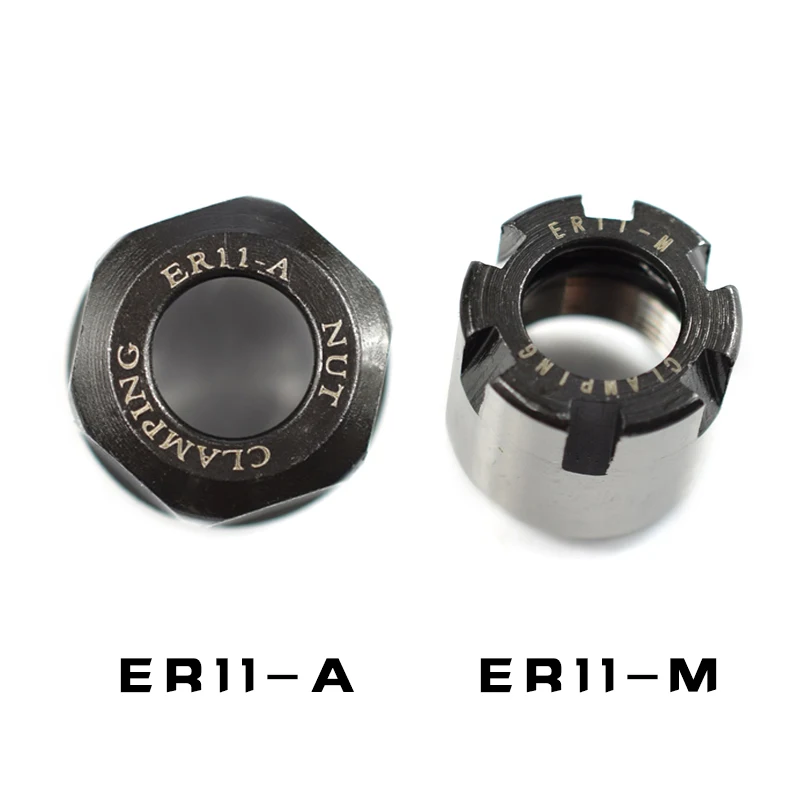 1pcs spring collet nut ER8 ER11 ER16 ER20 ER25 ER32 ER40-A type M type UM chuck nut for CNC machining center