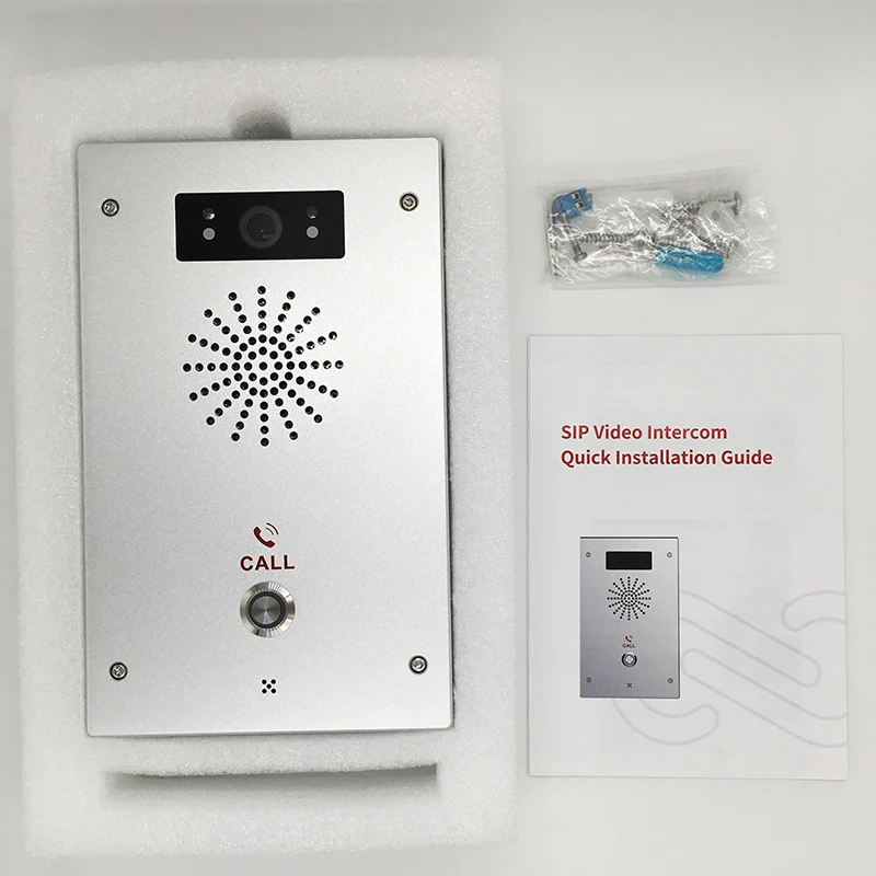 Ночное видение видео домофон с водонепроницаемым и анти-ударная металлическая коробка инфракрасный видео-телефон двери на открытом воздухе