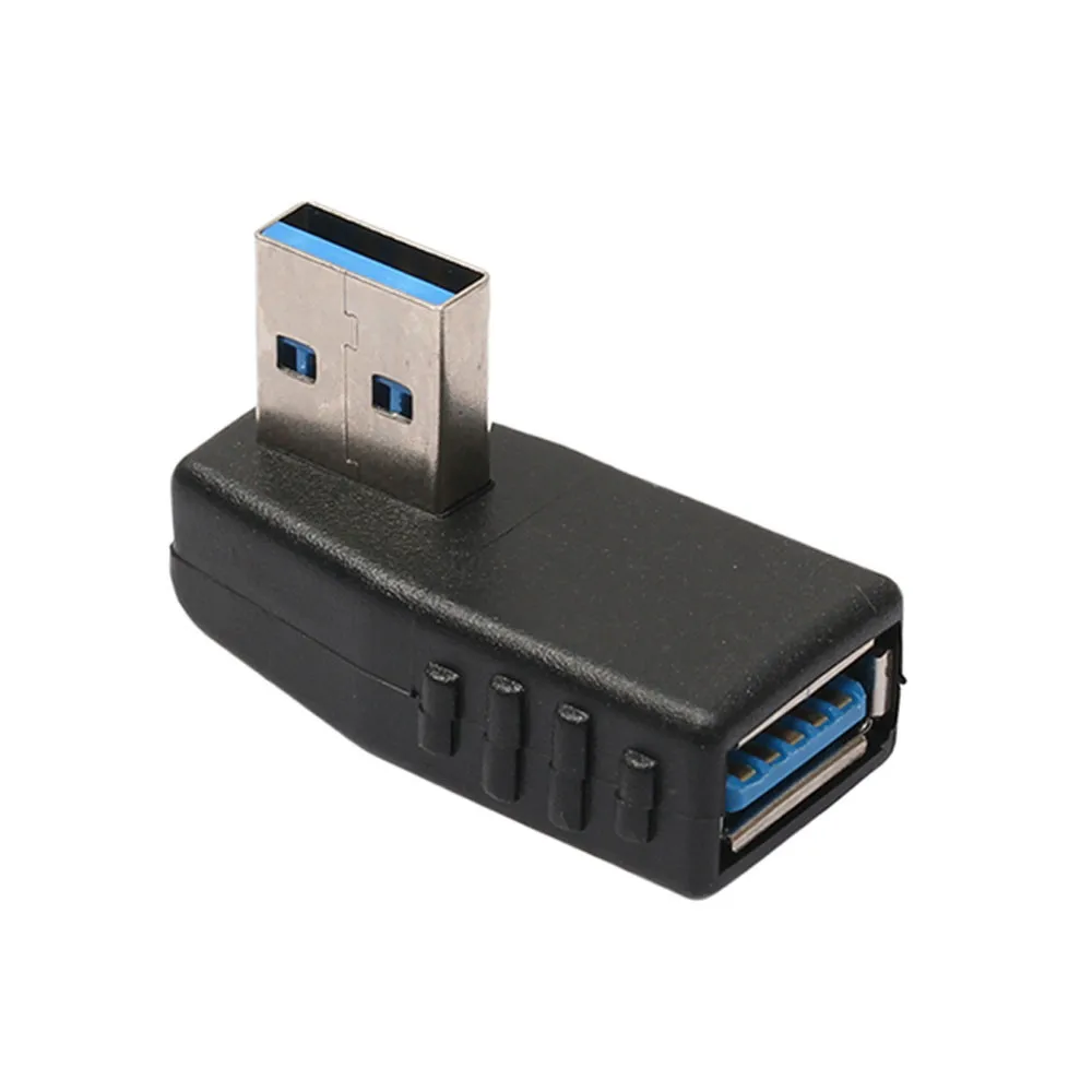 Правый угол Usb папа на правую сторону вертикальный Женский адаптер соединитель 3 0
