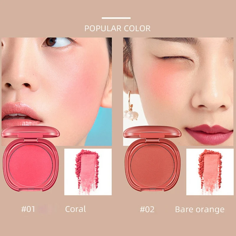 

Gradient Color Blush Waterproof Smudge-proof Long Lasting Brighten Skin Color Facial Makeup