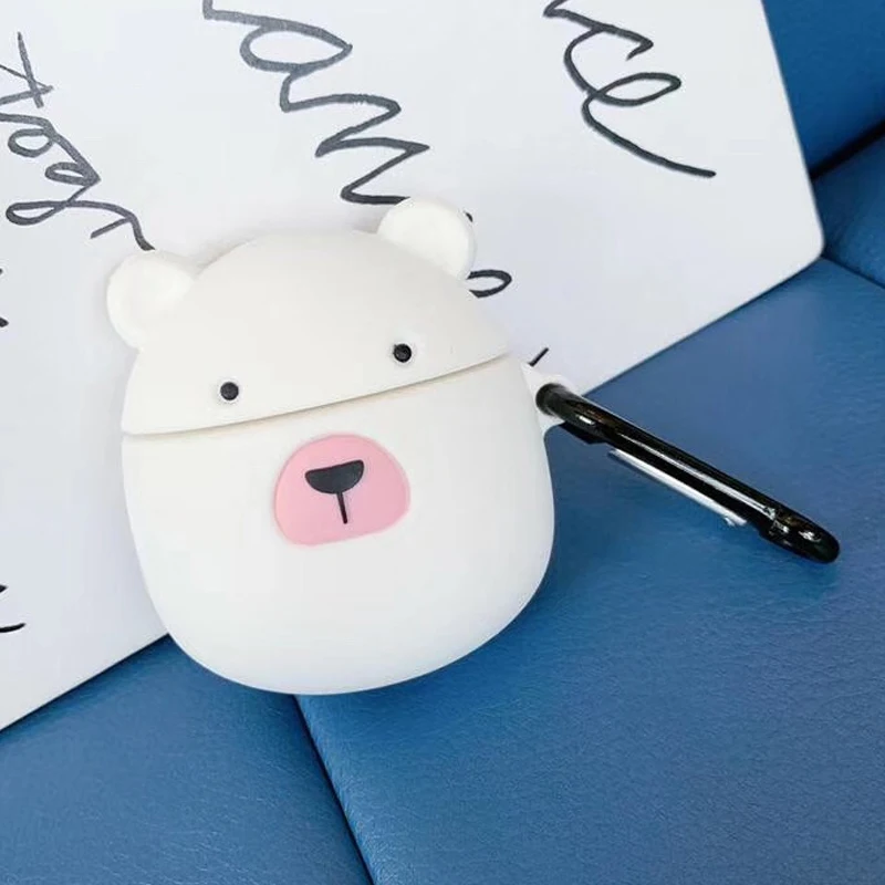 Style 4 NEW Earphone Cases for AirPods Case Cute Cartoon camera for Apple Air Pods Protect Cover for Earpods Earbuds Case Ring Strap - Цвет: Style 4