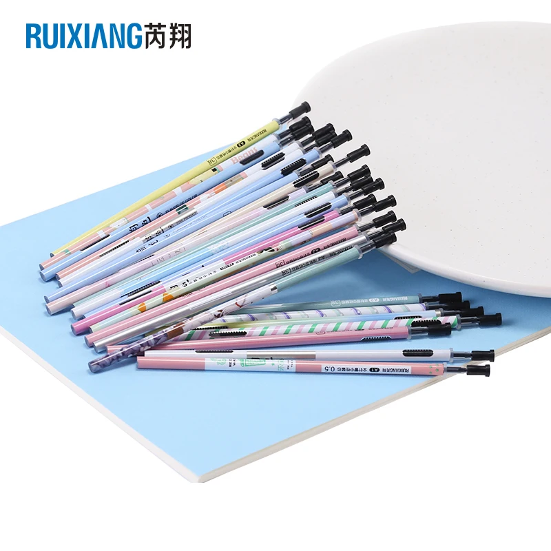80 шт./банка сменные гелевые ручки Ruixiang 0 28/0 38/0 5 мм|gel pen refill|korean kawaiipen gel |