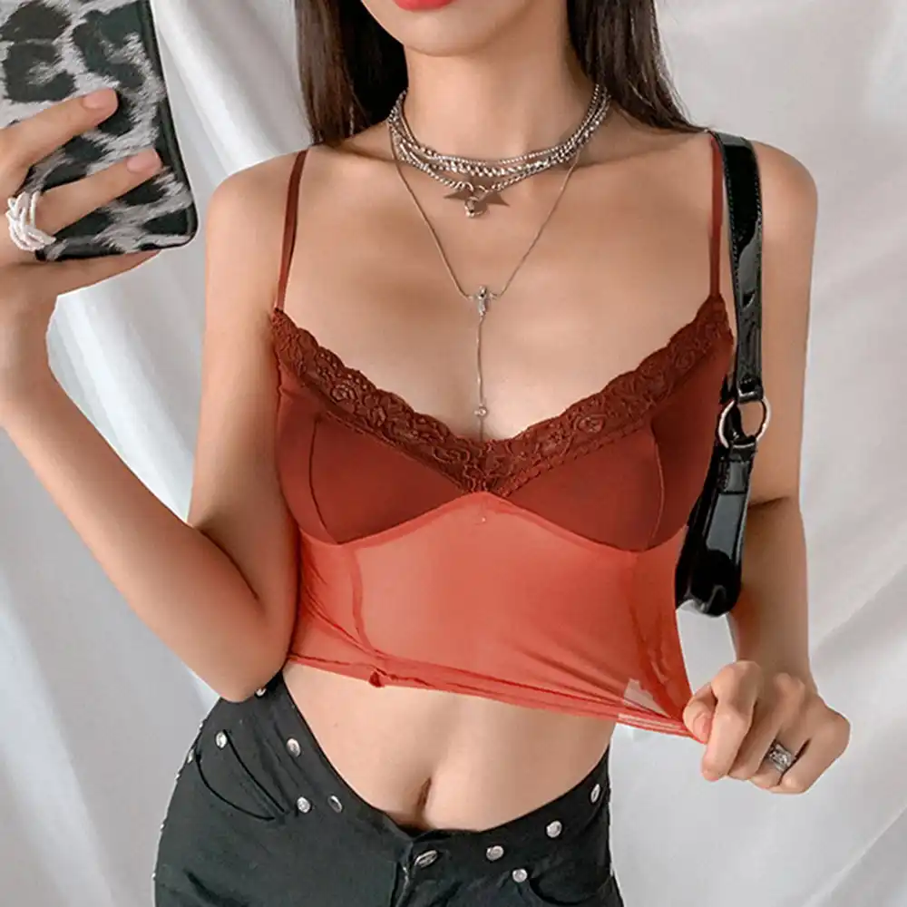 Mesh cami top Clearance