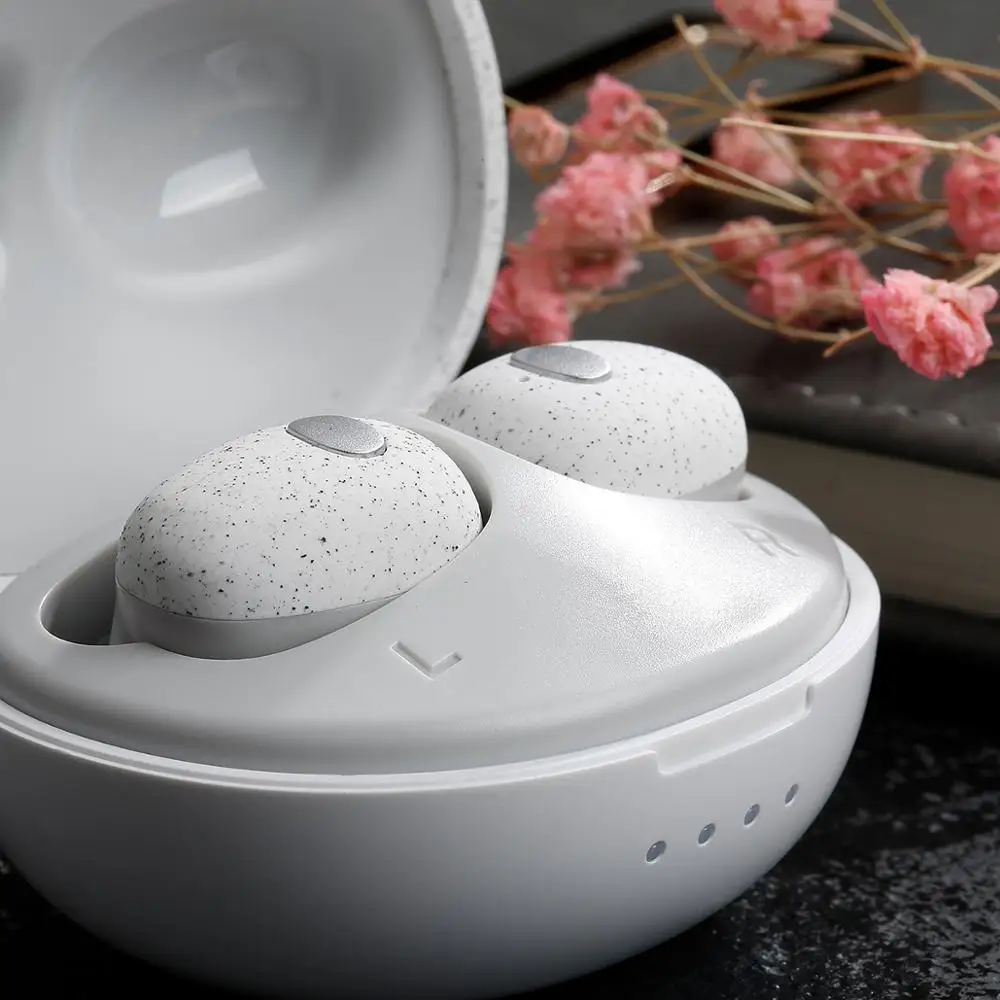 Беспроводные наушники True TWS-T2, Bluetooth 5,0, стерео, спортивные наушники, чехол, водонепроницаемый, ушные крючки, гарнитура, микрофон