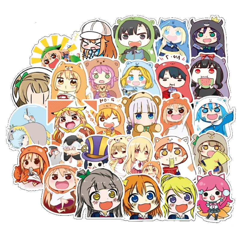 50 шт. аниме Himouto Умару-Чан милые Мультяшные наклейки игрушки чемодан для