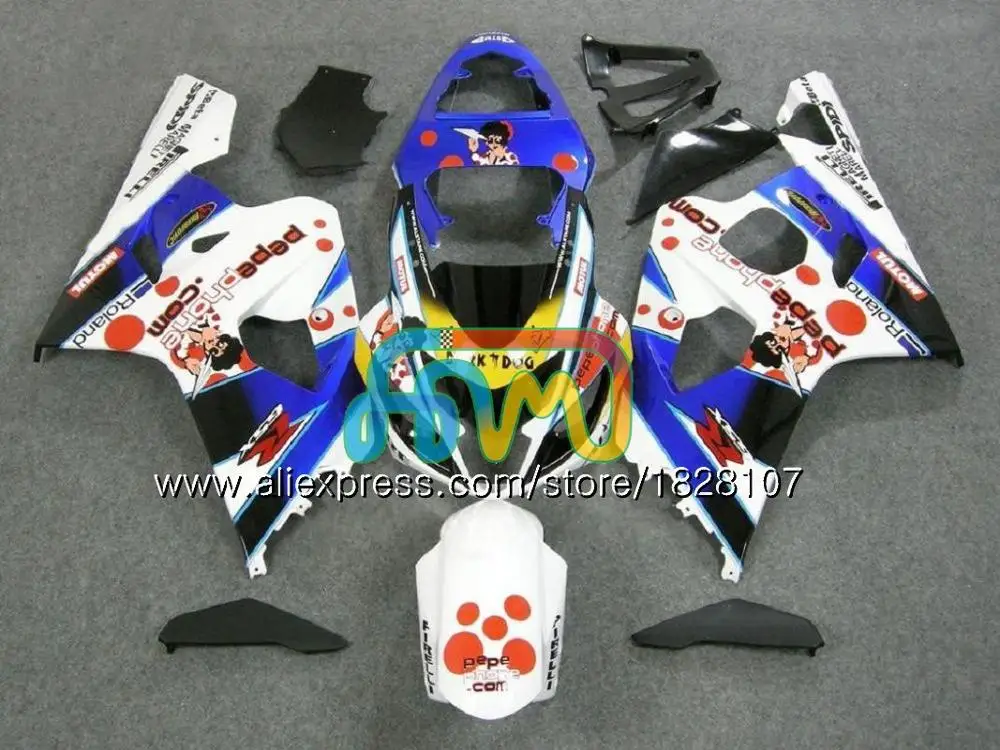 No. 30 K4 Красный Пламя+ бак для SUZUKI GSX-R600 GSXR 750 600 R600 GSXR-750 94BS. 18 GSXR750 600CC 750CC GSXR600 04 05 2004 2005 обтекатель - Цвет: No. 30