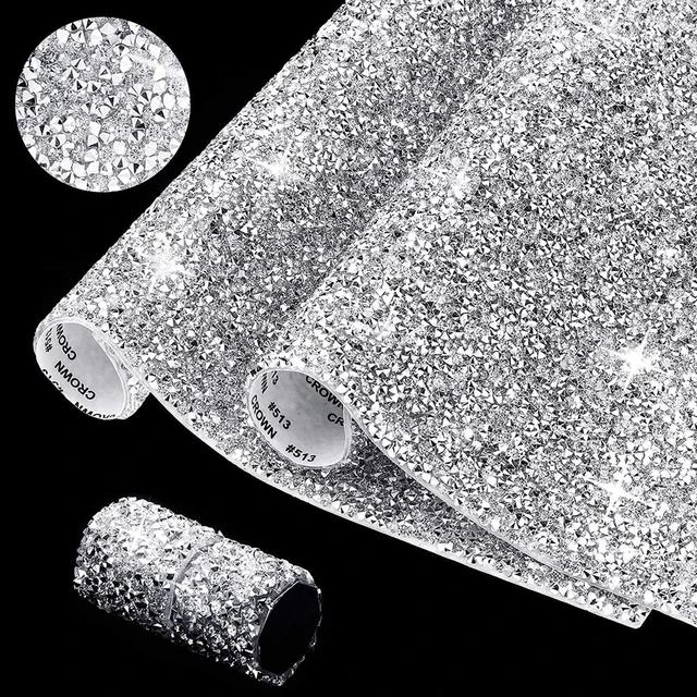 Self Adhesive Rhinestone Bling Stickers 6mm Crystal Bling 