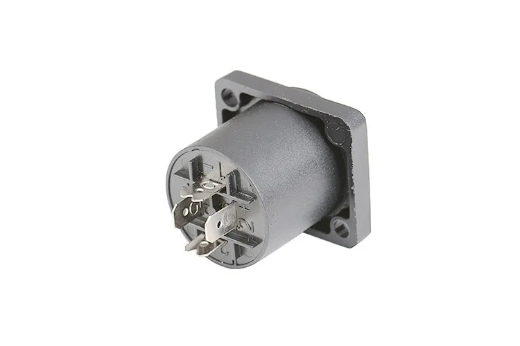 4Pin XLR аудио разъем MIC гнездо профессиональная Колонка для караоке панель проводов плата соединительные детали