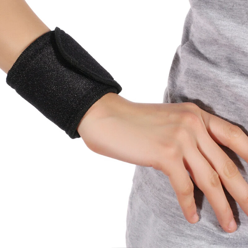 Tourmaline Self-Heating Wrist Band Far Infrared Magnetic Heating Pad Health CareArthritis Joint Pain Relief and Injury Recovery